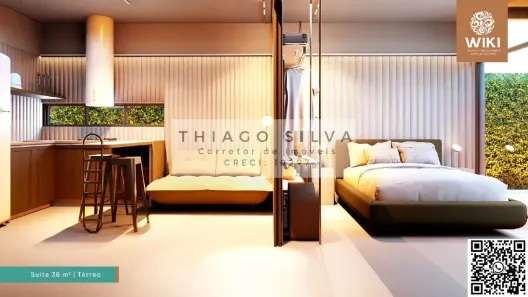 Apartamento com 1 Quarto à venda, 20m² no Porto de Galinhas, Ipojuca