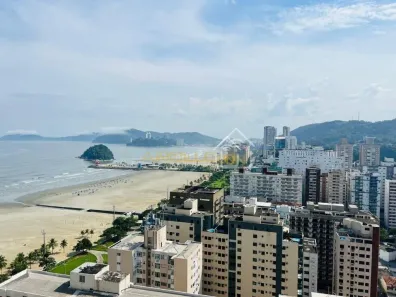Apartamento com 1 Quarto para alugar, 50m² no Gonzaga, Santos