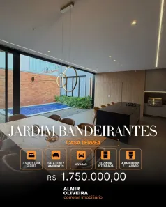 Casa com 3 Quartos à venda, 193m² no Jardim Recreio dos Bandeirantes, Sertãozinho