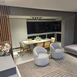 Apartamento com 3 Quartos para alugar, 105m² no Vila da Serra, Nova Lima