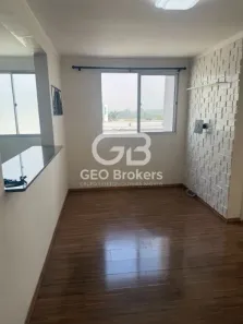 Apartamento com 2 Quartos para alugar, 47m² no Jardim Califórnia, Jacareí