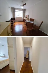 Apartamento com 1 Quarto para alugar, 50m² no Gonzaga, Santos