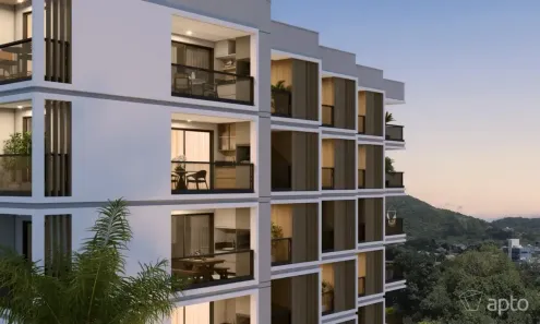 Apartamento com 1 Quarto à venda, 36m² no Itaguá, Ubatuba