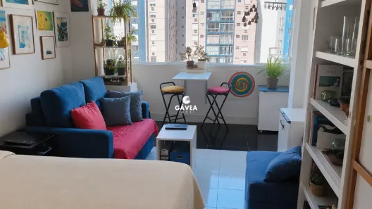 Apartamento com 1 Quarto à venda, 28m² no Itararé, São Vicente
