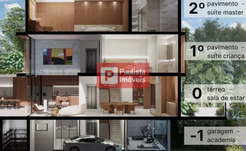 Sobrado com 3 Quartos à venda, 481m² no Brooklin Paulista, São Paulo