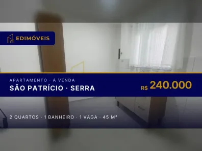 Apartamento com 2 Quartos à venda, 45m² no São Patrício, Serra