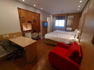 Flat com 1 Quarto à venda, 27m² no Chácara Santo Antônio (Zona Sul), São Paulo