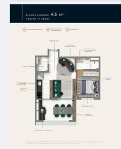 Apartamento com 1 Quarto à venda, 43m² no Vila Dom Pedro I, São Paulo