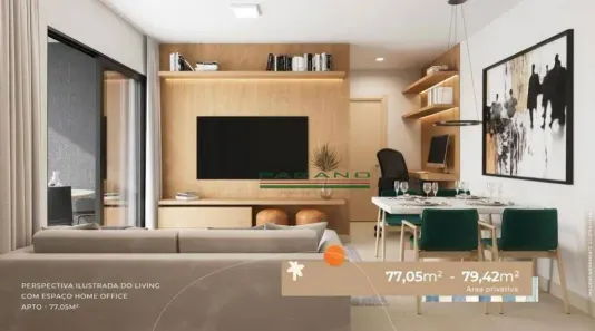 Apartamento com 2 Quartos à venda, 77m² no Residencial Monterrey, Ribeirão Preto