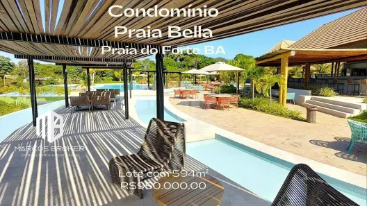 Lote/Terreno à venda, 594m² no Praia do Forte, Mata de São João