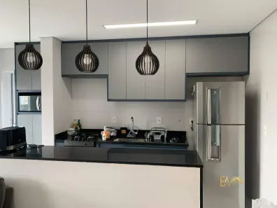 Apartamento com 2 Quartos para alugar, 74m² no Gonzaga, Santos