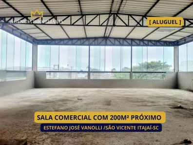 Sala Comercial para alugar, 200m² no São Vicente, Itajaí