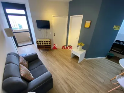 Flat com 1 Quarto para alugar, 33m² no Indianópolis, São Paulo