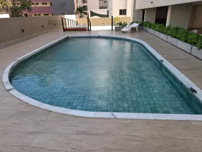 Apartamento com 3 Quartos para alugar, 120m² no Tambaú, João Pessoa