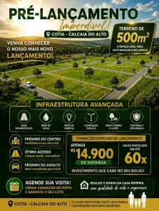 Lote/Terreno à venda, 500m² no Centro (Caucaia do Alto), Cotia