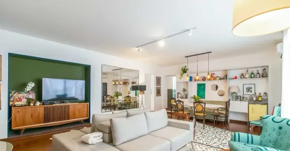 Apartamento com 3 Quartos para alugar, 158m² no Cerqueira César, São Paulo