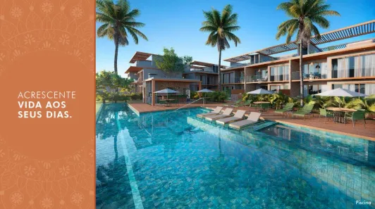 Casa de Condomínio com 2 Quartos à venda, 73m² no Itacimirim (Monte Gordo), Camaçari