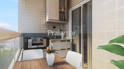 Apartamento com 2 Quartos à venda, 54m² no Guilhermina, Praia Grande