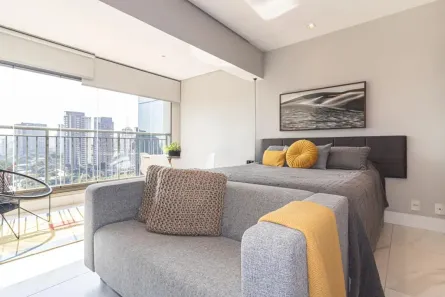 Kitnet com 1 Quarto à venda, 35m² no Indianópolis, São Paulo