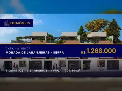 Casa com 3 Quartos à venda, 205m² no Morada de Laranjeiras, Serra