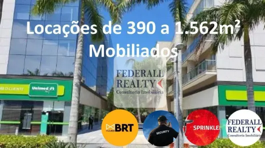 Sala Comercial para alugar, 391m² no Barra da Tijuca, Rio de Janeiro