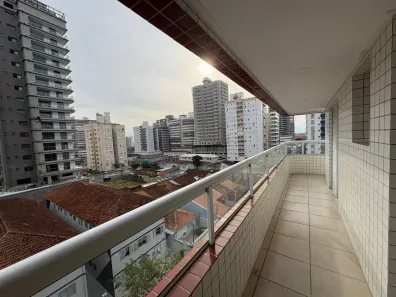 Apartamento com 2 Quartos para venda ou aluguel, 76m² no Guilhermina, Praia Grande
