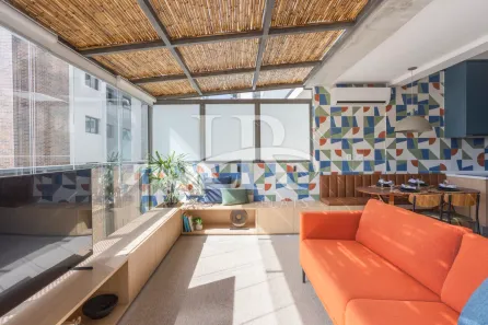 Flat com 1 Quarto para alugar, 50m² no Moema, São Paulo