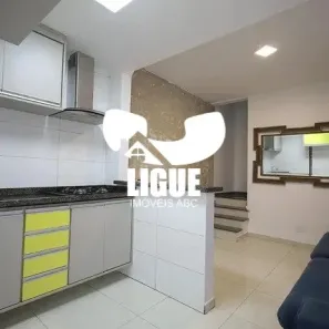 Cobertura com 2 Quartos para alugar, 84m² no Jardim Cristiane, Santo André