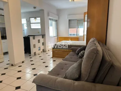 Kitnet com 1 Quarto para alugar, 50m² no Ponta da Praia, Santos