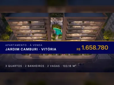Apartamento com 3 Quartos à venda, 103m² no Jardim Camburi, Vitória