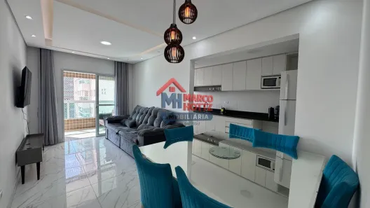 Apartamento com 2 Quartos para alugar, 74m² no Boqueirão, Praia Grande
