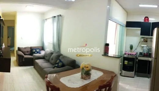 Apartamento com 2 Quartos à venda, 56m² no Vila Guaraciaba, Santo André