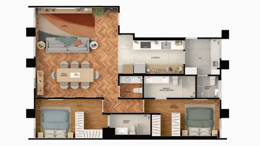 Apartamento com 2 Quartos à venda, 115m² no Cerqueira César, São Paulo