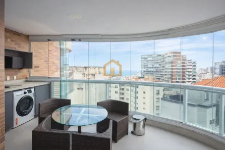 Flat com 1 Quarto à venda, 40m² no Pompéia, Santos