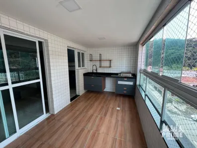 Apartamento com 3 Quartos para alugar, 119m² no Canto do Forte, Praia Grande