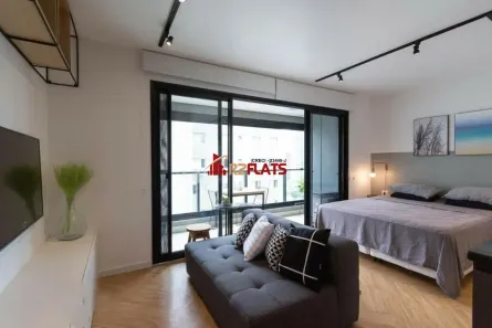 Flat com 1 Quarto à venda, 44m² no Campo Belo, São Paulo