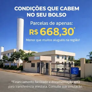 Apartamento com 2 Quartos à venda, 51m² no Cidade Osfaya, Luziânia