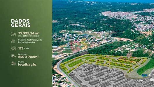 Lote/Terreno à venda, 702m² no , Porto Seguro