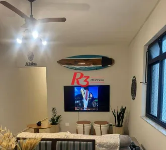 Apartamento com 2 Quartos para alugar, 110m² no Ponta da Praia, Santos