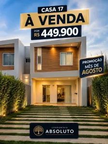 Casa de Condomínio com 3 Quartos à venda, 90m² no Urucunema, Eusébio