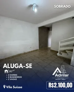 Sobrado com 2 Quartos para alugar, 80m² no Vila Suissa, Mogi das Cruzes