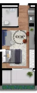 Apartamento com 1 Quarto à venda, 27m² no Indianópolis, São Paulo