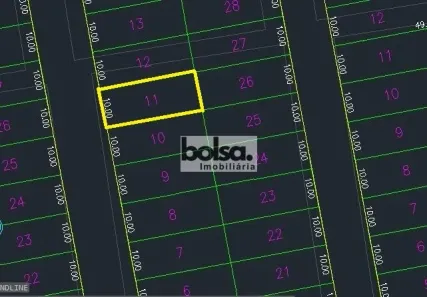 Lote/Terreno à venda, 250m² no Parque Santa Rita, Bauru