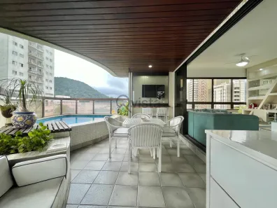 Apartamento com 3 Quartos para alugar, 180m² no Pitangueiras, Guarujá