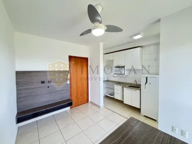 Apartamento com 1 Quarto para alugar, 38m² no Residencial Flórida, Ribeirão Preto