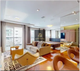Flat com 1 Quarto para venda ou aluguel, 50m² no Vila Nova Conceição, São Paulo
