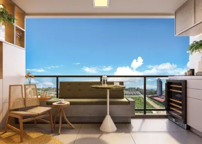 Apartamento com 3 Quartos à venda, 60m² no Praia do Futuro II, Fortaleza