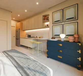 Flat com 1 Quarto à venda, 27m² no Miramar, João Pessoa