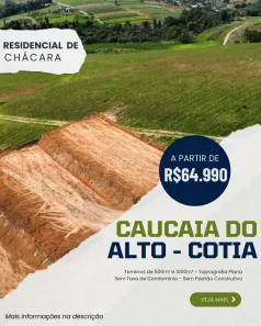 Lote/Terreno à venda, 500m² no Chácara Belverde, Vargem Grande Paulista