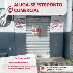 Ponto Comercial para alugar, 10m² no Tomba, Feira de Santana